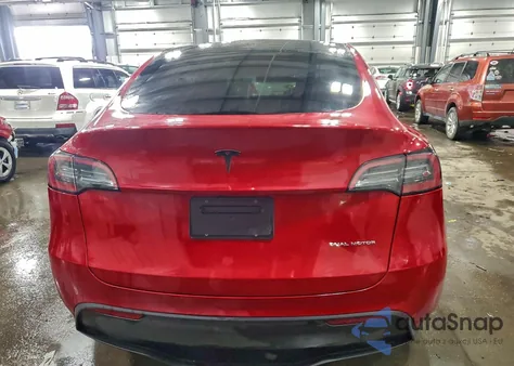 2023 Tesla Model Y from USA, damaged, VIN 7SAYGDEE2PF828074